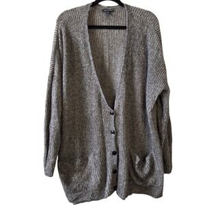 Eileen‎ Fisher Womens X-large Organic Cotton Tencel Knit Duster Grandpa Cardigan